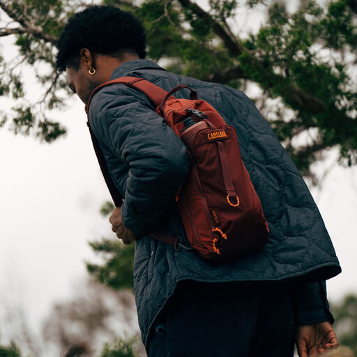 Hiker with CamelBak Product