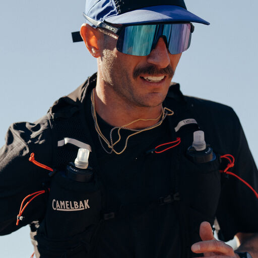 Runner with CamelBak products